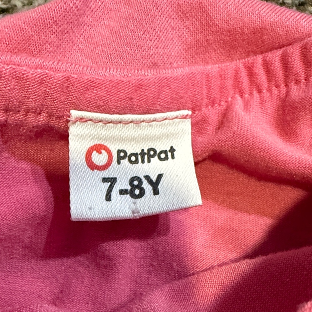 PatPat Pink One-Shoulder Ruffle Dress - Picture 2 of 3